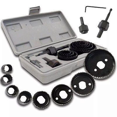 KIT SERRA COPO  COM 11 PEÇAS  19-64MM MEGA