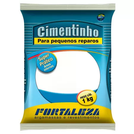 CIMENTINHO BRANCO 1KG FORTALEZA