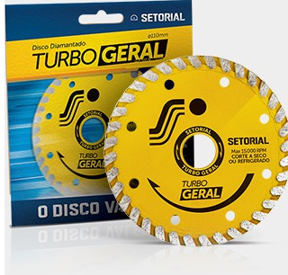 DISCO DIAMANTADO TURBO GERAL SETORIAL