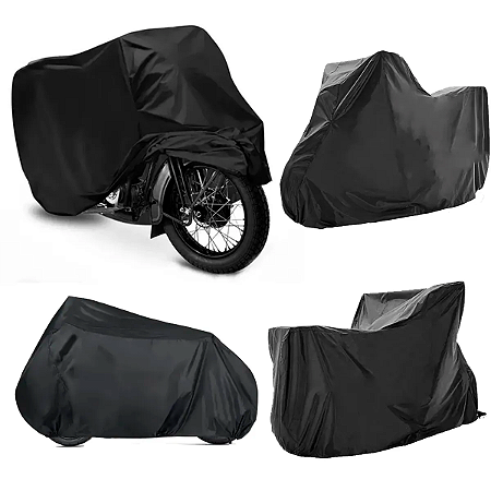 CAPA PROTEÇÃO PARA MOTO PRETA