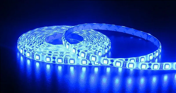 FITA LED EXTERNO 5M 12V AZUL