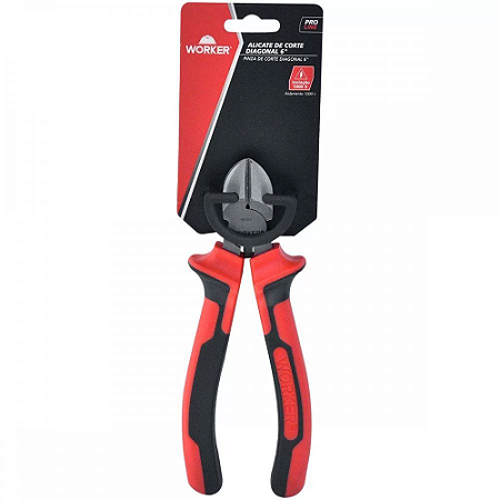 ALICATE CORTE DIAGONAL WORKER 6 1000V