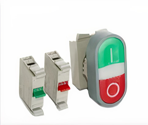 BOTÃO WEG CEW BD DUPLO 22MM TERMOPLÁSTICO