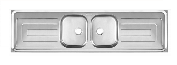 PIA INOX PIANOX 1.80M CUBA DUPLA