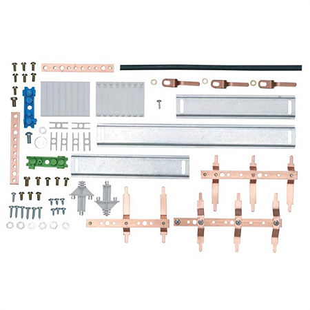 KIT BARRAMENTO BIFASICO TN II-28 DIN 100A