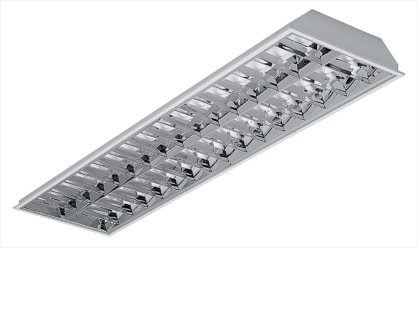 LUMINÁRIA EMBUTIR PARABÓLICA RE 800 15A 2X32W