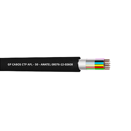 CABO TELEFÓNICO CTP-APL-0.50MMX010 PARES (VERIFIQUE A DESCRIÇÃO)