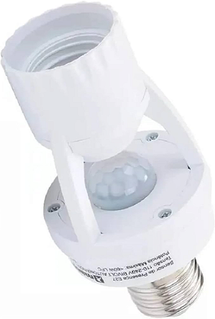 SENSOR DE PRESENÇA COM SOQUETE E-27 ILUCTRON