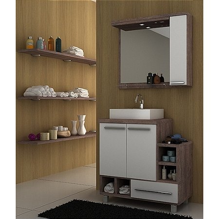 CONJUNTO BANHEIRO BOSI ATHENA 80 COLL BRANCO
