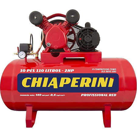 COMPRESSOR DE AR 110LT 10PES MONOFASICO 24HP
