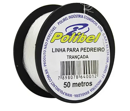 LINHA PEDREIRO TRANCADA 50MT POLIBEL