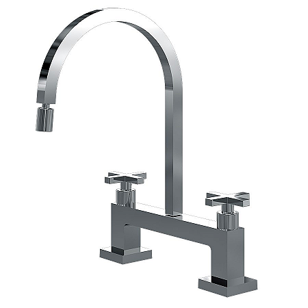 MISTURADOR FANI PIA MESA COM AREJADOR 1256 C220 CROMADO