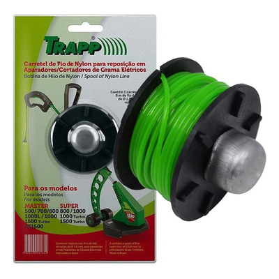 REFIL PARA APARADOR GRAMA 43MT X1.6MM TRAPP