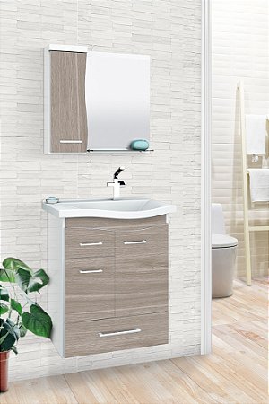 CONJUNTO BANHEIRO FIMAP COPACABANA 060 BRANCO/MAPLE