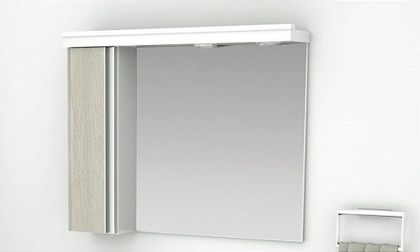 ESPELHEIRA FIMAP DUBAI 080 BRANCO/MAPLE
