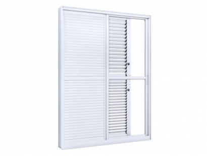 PORTA LUCASA CORRER 3FLS COM TRAVESSA 1.50