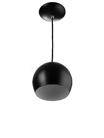 PENDENTE BOLA 1 PRETO VIALUSTRE
