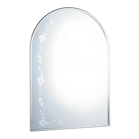 ESPELHO CRISMETAL FLORAL NATURAL 5410