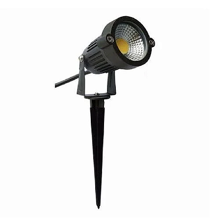 ESPETO PARA JARDIM LUZ BRANCA FRIA LED 5W
