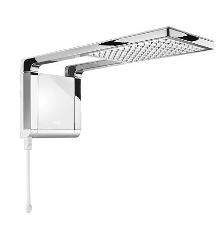 CHUVEIRO STORM ULTRA BRANCO/CROMADO 127V 5500W