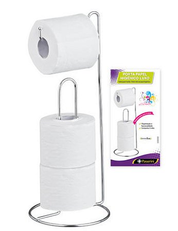 SUPORTE PAPEL HIGIÊNICO LUXO
