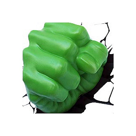 ARANDELA 3D PUNHO DO HULK STARTEC