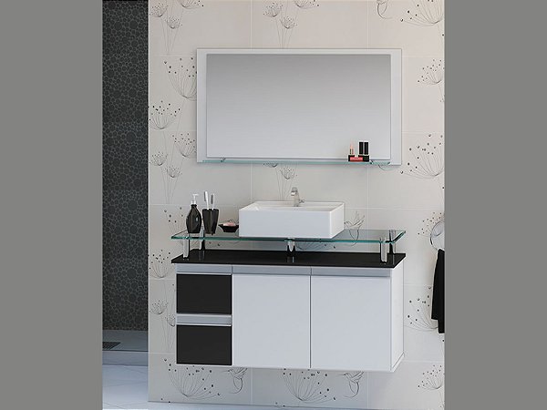 CONJUNTO BANHEIRO MARTICONI DIAMANTE PRETO