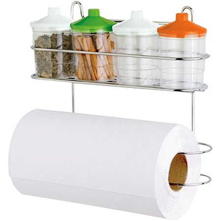 SUPORTE PARA ROLO COM POTES PLÁSTICO