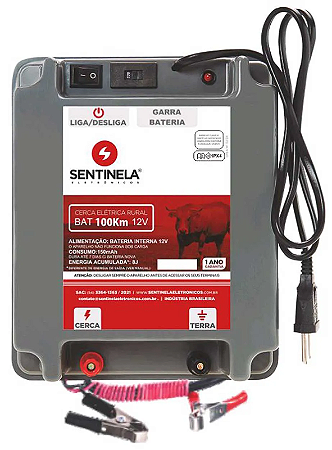 ELETRIFICADOR CERCA 100KM 12V SENTINELA