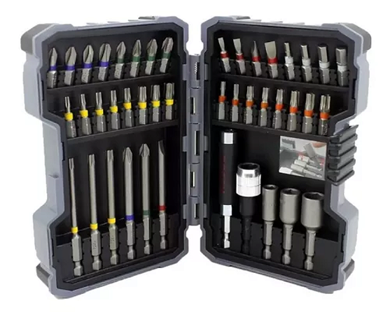 KIT DE BITS PONTAS E SOQUETE 43 PEÇAS BOSCH