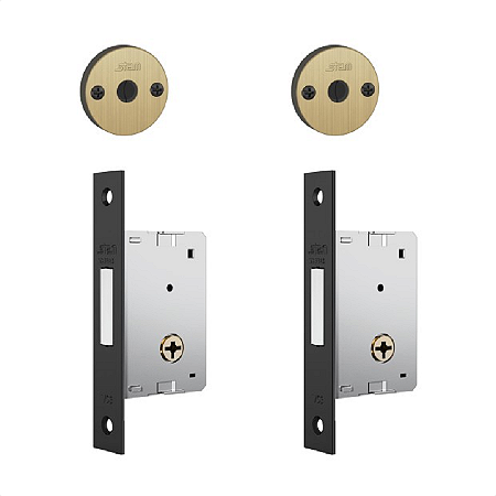 FECHADURA STAM 1001 ESPELHO OXID PAR