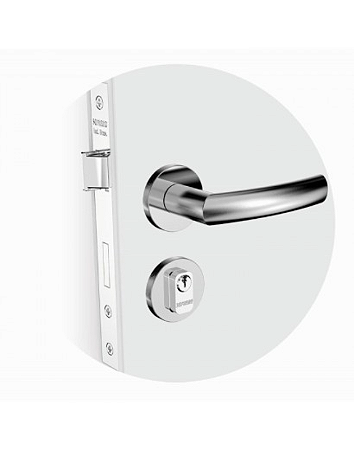 FECHADURA SOPRANO MALIBU EXTERNO INOX ROS38