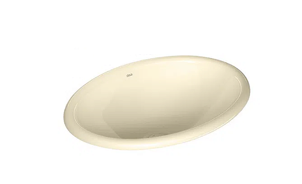 CUBA DECA SOBREPOR  OVAL 430X310 CREME
