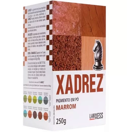 PÓ XADREZ 250GR MARROM