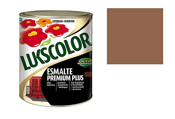 ESMALTE SINTÉTICO LUKSCOLOR 3.6 LITROS CONHAQUE