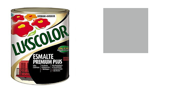 ESMALTE SINTÉTICO LUKSCOLOR 0.9 LITROS PLATINA