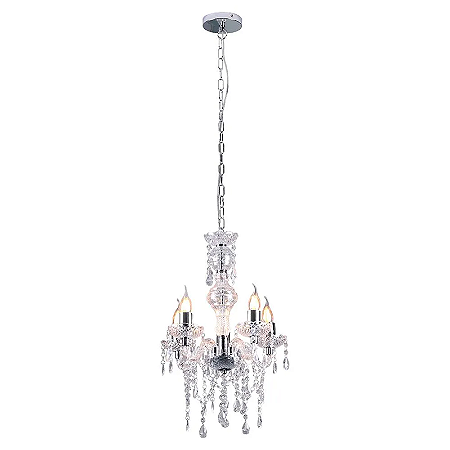 LUSTRE MINI FRANCE 5 TRANSPARENTE STARTEC