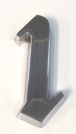ALGARISMO ELEGANC G Nº 1 CROMADO