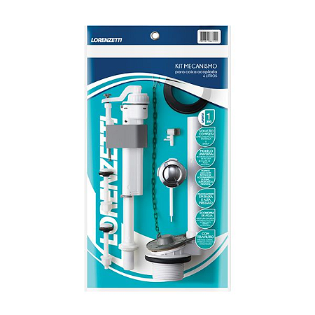 KIT PARA CAIXA ACOPLADA SINGLE 6LT LORENZETTI