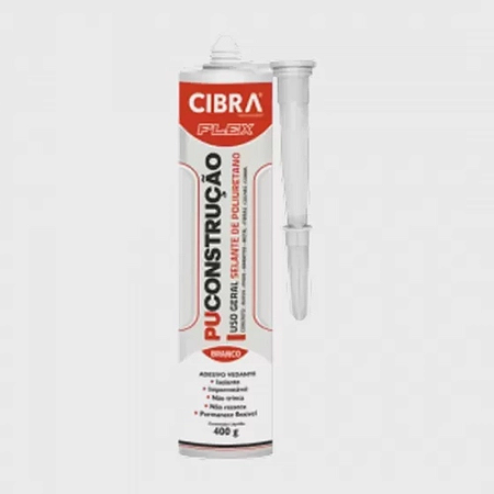 ADESIVO SELANTE PU40 BRANCO 400GR CIBRA