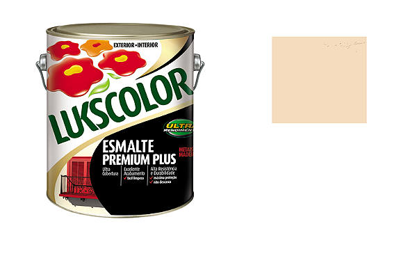 ESMALTE SINTÉTICO LUKSCOLOR AREIA 900ML
