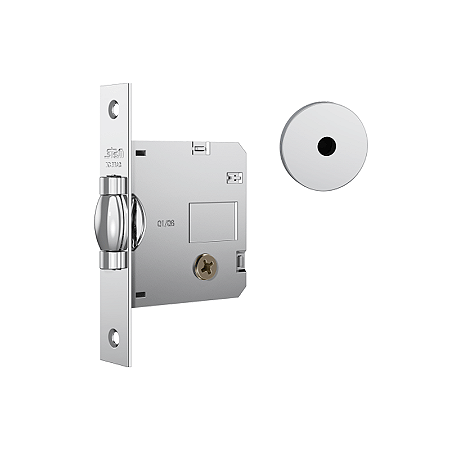 FECHADURA STAM 1005 PIVOTANTE REDONDA INOX