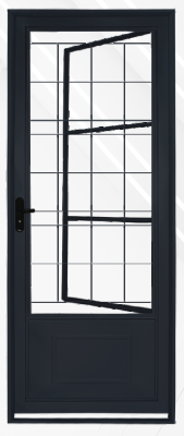 PORTA MGM SEVILHA C/POST GRADE QUADRADA ESQUERDA