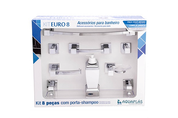 KIT AQUAPLAS EURO 8 PEÇAS