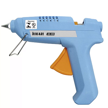 PISTOLA PARA SILICONE HIKARI 60W AZUL MARIN