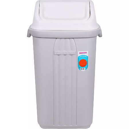 LIXEIRA SANREMO BASC 30 LITTROS BRANCA