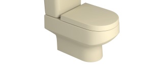 BACIA DECA CARRARA PARA CAIXA ACOPLADA CREME
