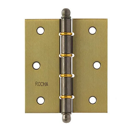 DOBRADIÇA PARA PORTA 4 COM BOLA FOE 3 PEÇAS