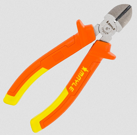 ALICATE CORTE LATERAL PVC 6 MAYLE 1000V LARANJA/AMARELO