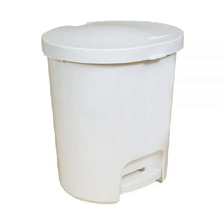 LIXEIRA S.BERNARDO PEDAL 5 LITROS BRANCO